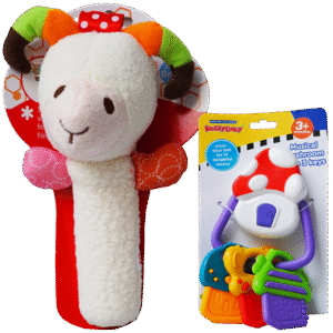 Set de sonajas para Bebé Chiva BM Toys RY004