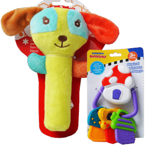 Set de sonajas para Bebé Perrito BM Toys RY004